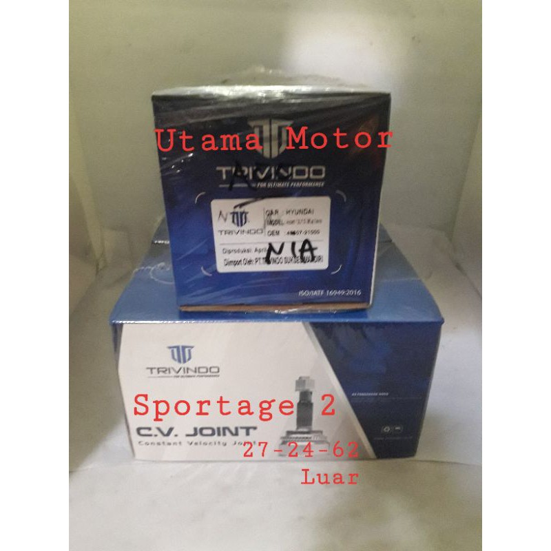 Kepala As Roda Luar Kia Sportage 2 Cv joint out Kia Sportage 2 Trivindo