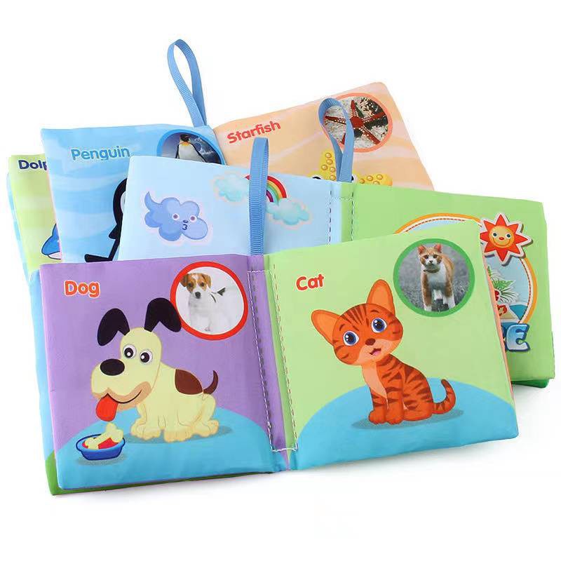 Softbook Buku Kain Bayi Baby Cloth Book mainan edukasi bayi