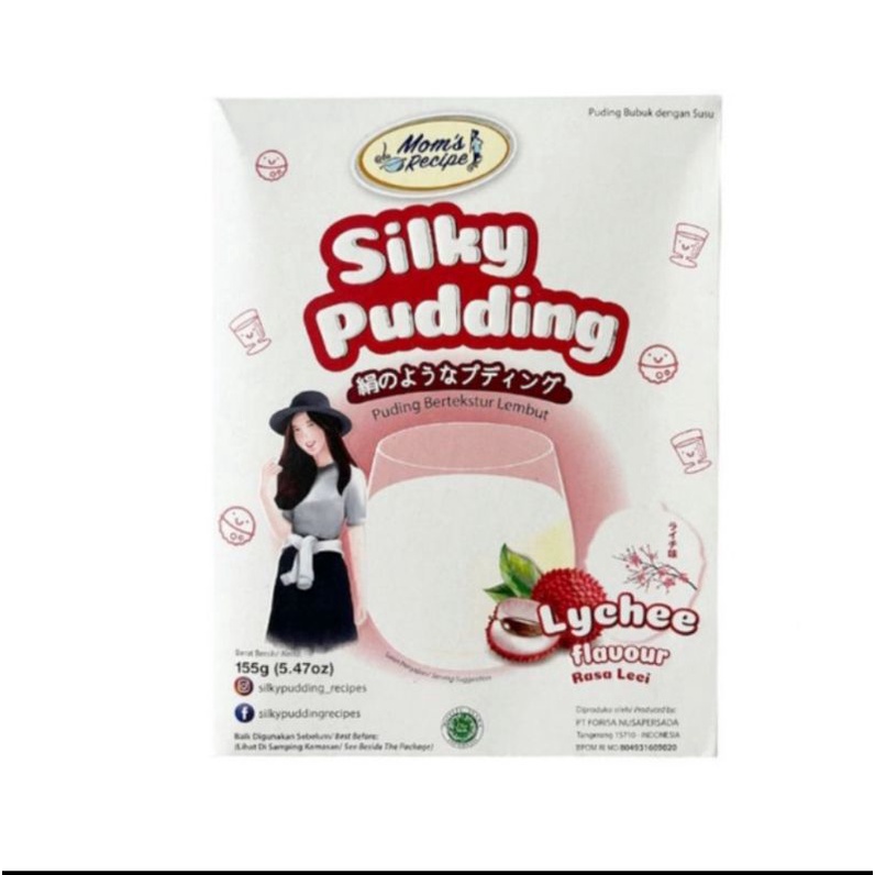 SILKY PUDDING Forisa Mom's Recipe 155 gr PUYO Puding Susu Lychee Leci