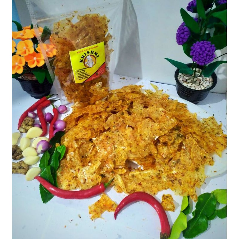 

Keripik Kaca Pedas 250gr Krishmi
