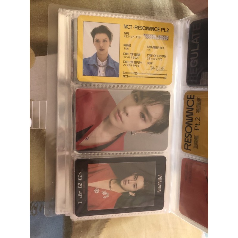 

pc photocard xiaojun arrival, ten id card, winwin acc access card
