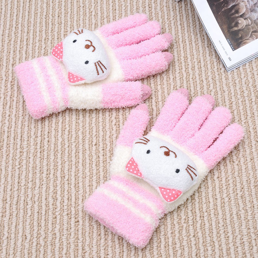 Sarung Tangan Wanita Motif Kartun Lucu Gaya Korea Untuk Musim Sarung Tangan Wanita Motif Kartun Lucu Gaya Korea Untuk Musim