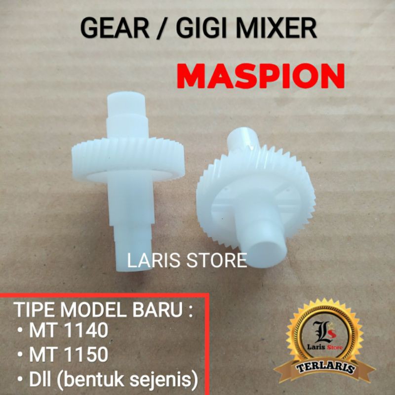 Gear Gigi Mixer Original Miyako Philips Maspion Tipe Model Baru Lama Sepasang 2pcs