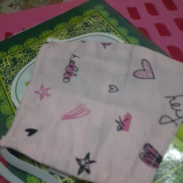 Sale! Masker Anak 2 Ply Bisa Direfil Tisu Bahan Katun / Termurah