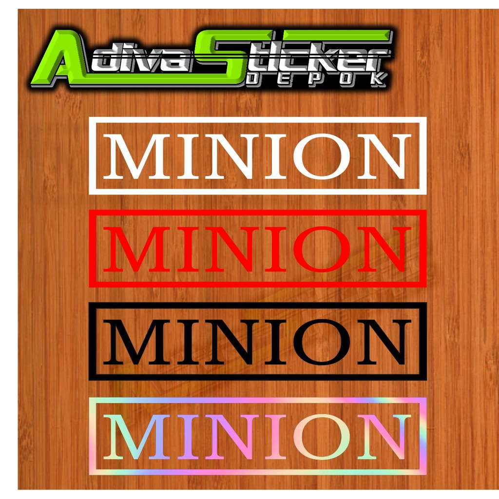 stiker sepeda sticker MINION