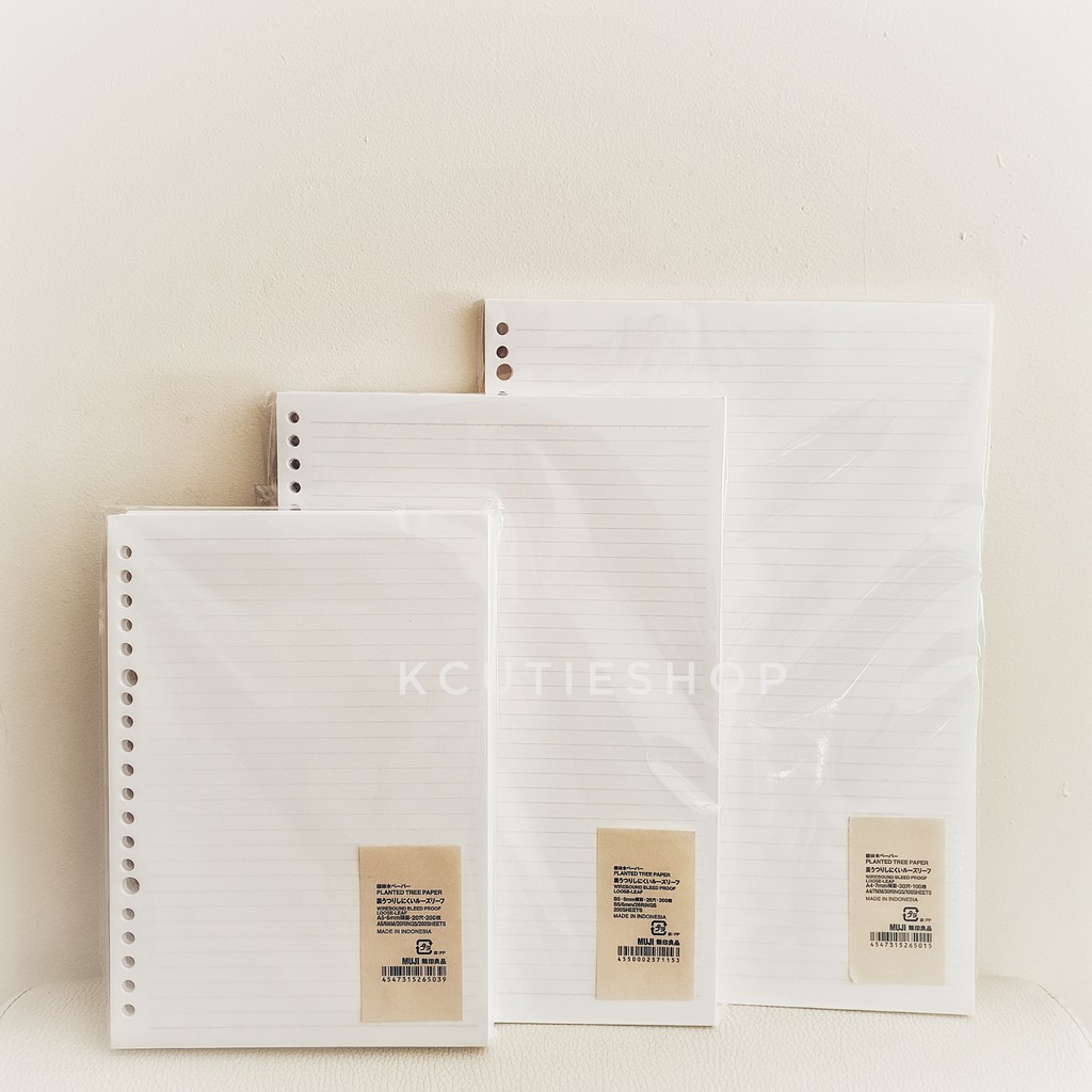 

kcutieshop - Muji Loose Leaf Paper (Line)