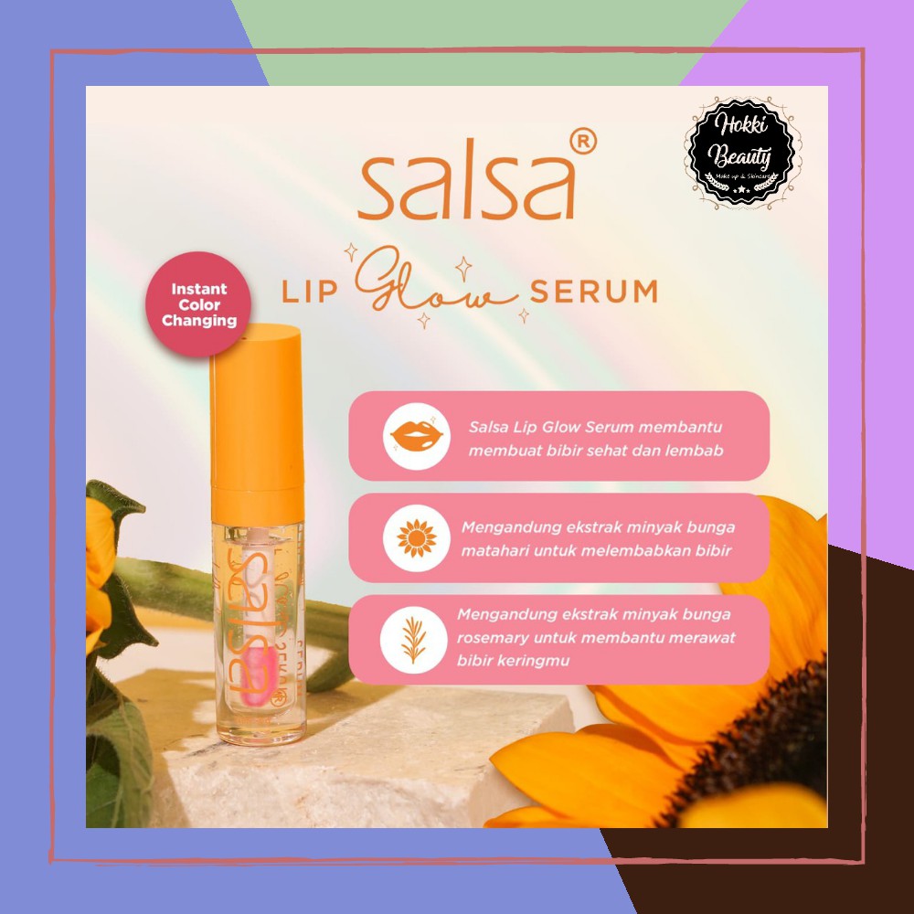 SALSA LIP GLOW SERUM - CORAL NUDE- TWILIGHT - SALSA LIPPIE SERUM BIBIR BPOM (PENGAMBILAN  24 PC FREE 1PCS)