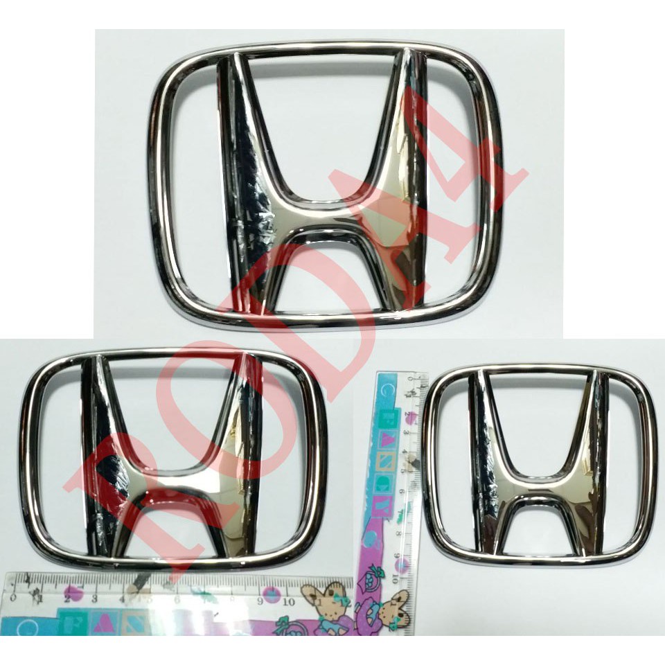 Emblem Pengganti Honda All New Brio Satya 2018 2019 Chrome