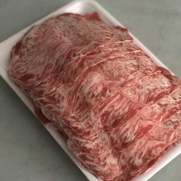 

frozen beef slice wagyu (knuckle meltique) 1 kg