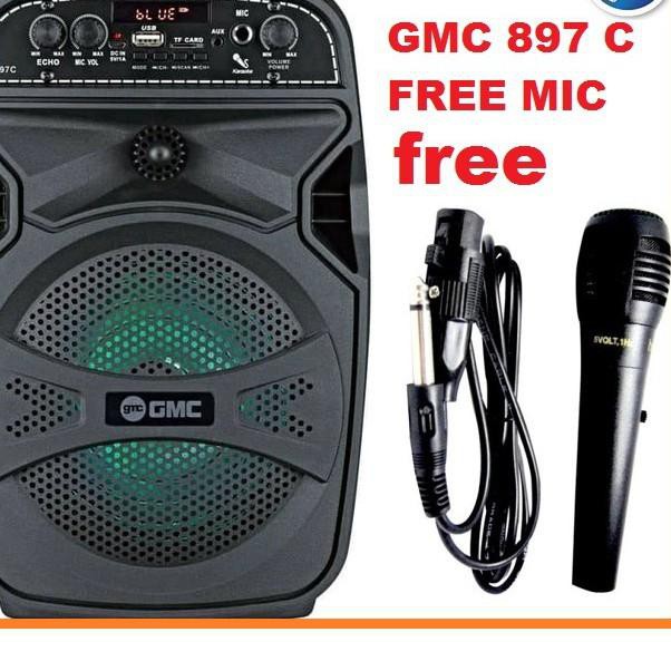 Terbaru Speaker Meeting GMC 897C Bluetooth,Portable free micropone ... ...