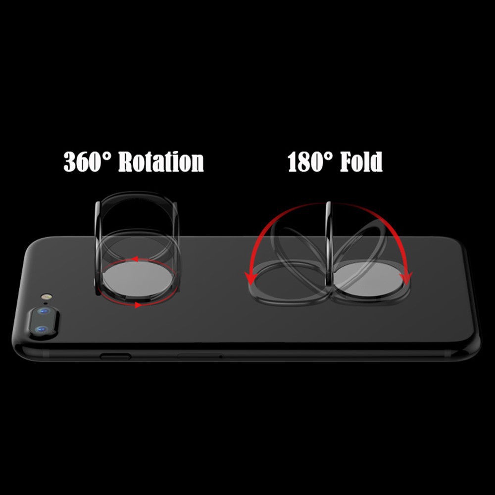 Universal Metal Holder Car Mount 360° Finger Ring Desk Bracket For Cell Phone xiaomi huawei iphone