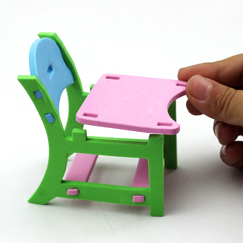 Mainan Puzzle 3D Handmade DIY Bahan EVA Untuk Anak Bermain Peran