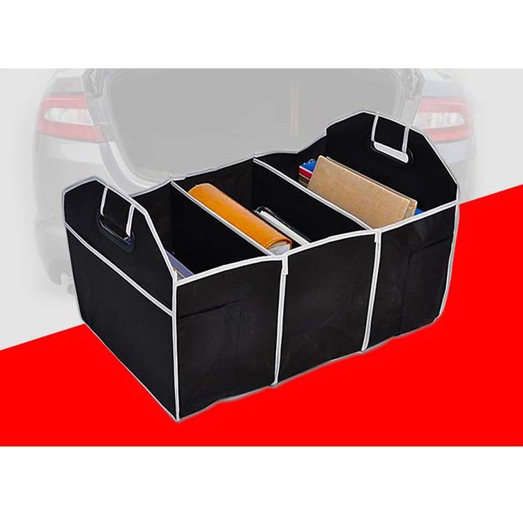 Kotak Keranjang / Kain keranjang / Kontainer Lipat Storage Box Mobil / Tas penyimpanan bagasi mobil