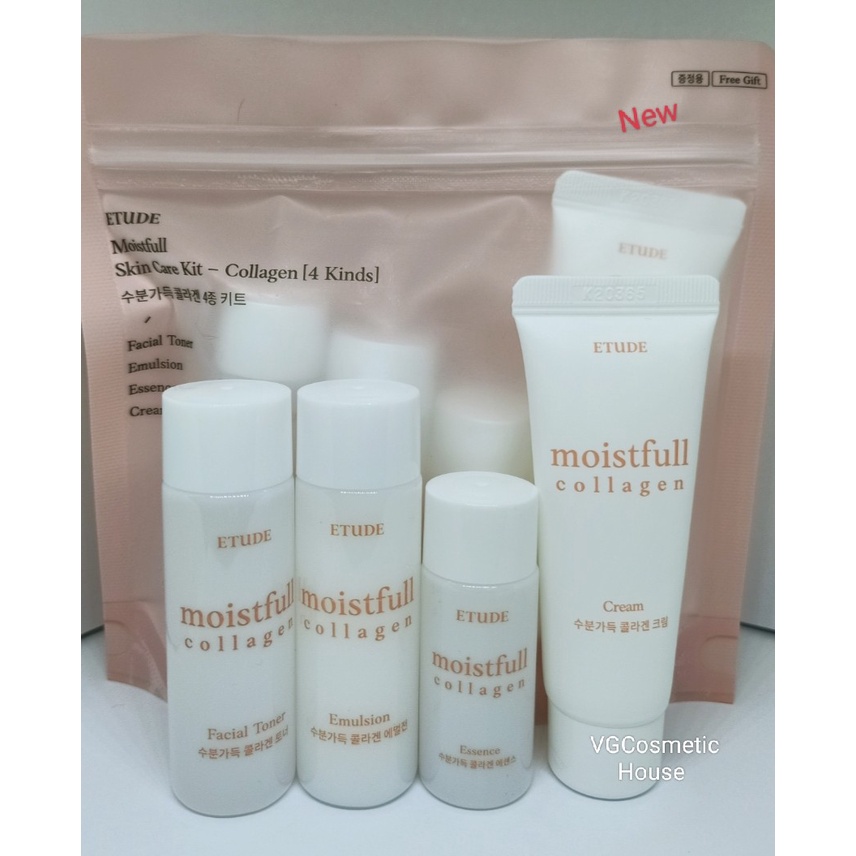 ETUDE HOUSE  Moistfull Collagen Skin Care Kit  4item Renew Version