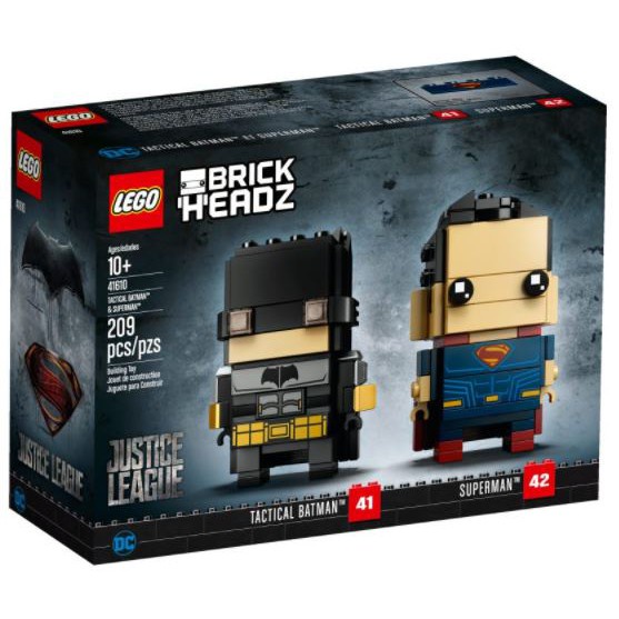 Lego Brickheadz 41610 Tactical Batman & Superman