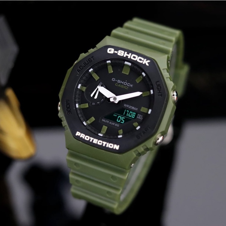 Jam tangan Casio Gshock GA-2100 / GA2100 Dualtime