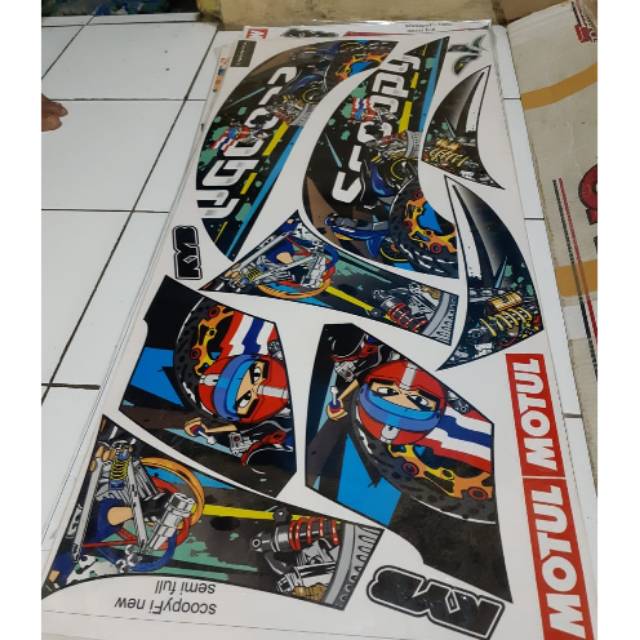 Striping variasi scoopy new 2018  semi full bodi