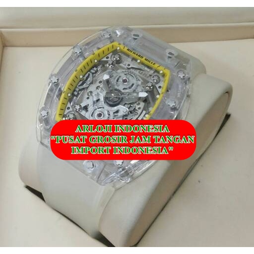 New Arrival Jam Tangan Rm56-01 Clone Jeli Cowo Otometic Garansi 1th