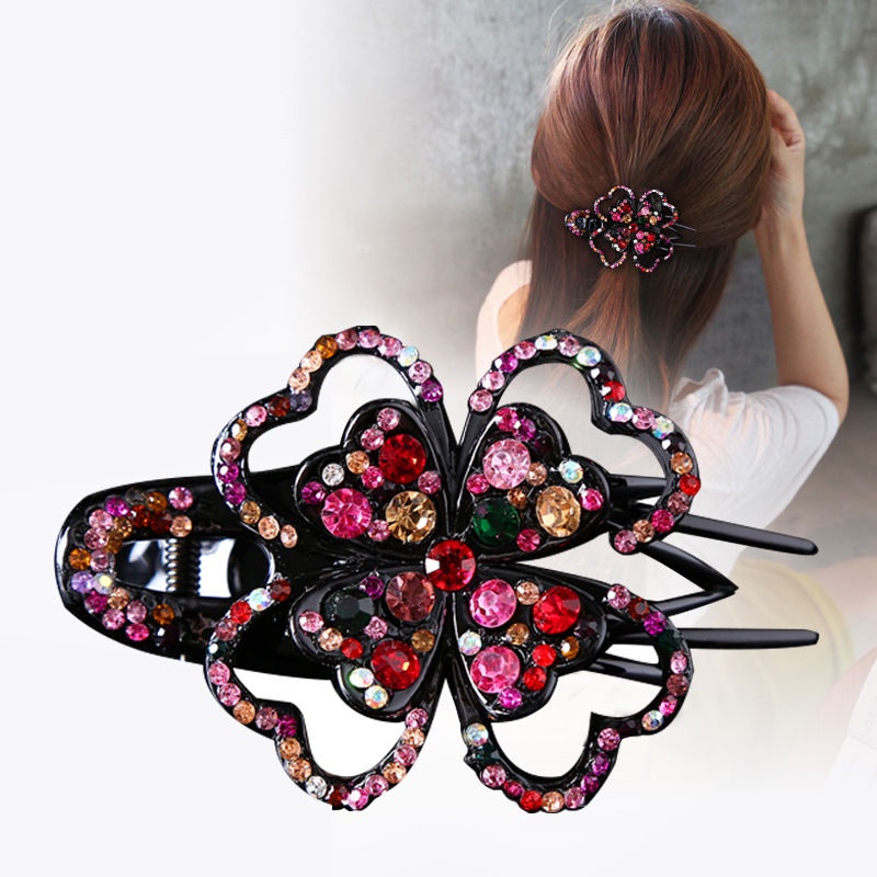 Jepit Rambut Korea sanggul wanita elegan motif baru original import