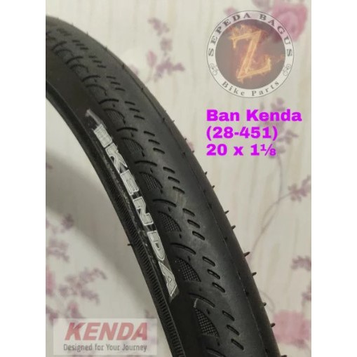 Ban Luar Sepeda Lipat 20 x 1 1/8 451 Kenda