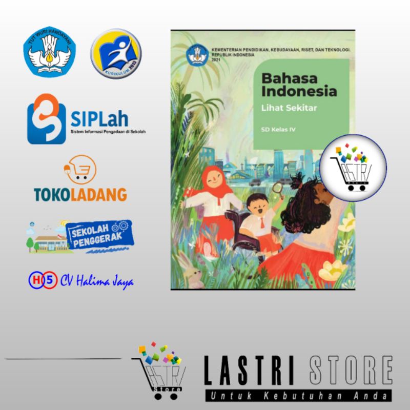 Jual Buku Bahasa Indonesia Lihat Sekitar Sd Kelas 4 Kurikulum Merdeka