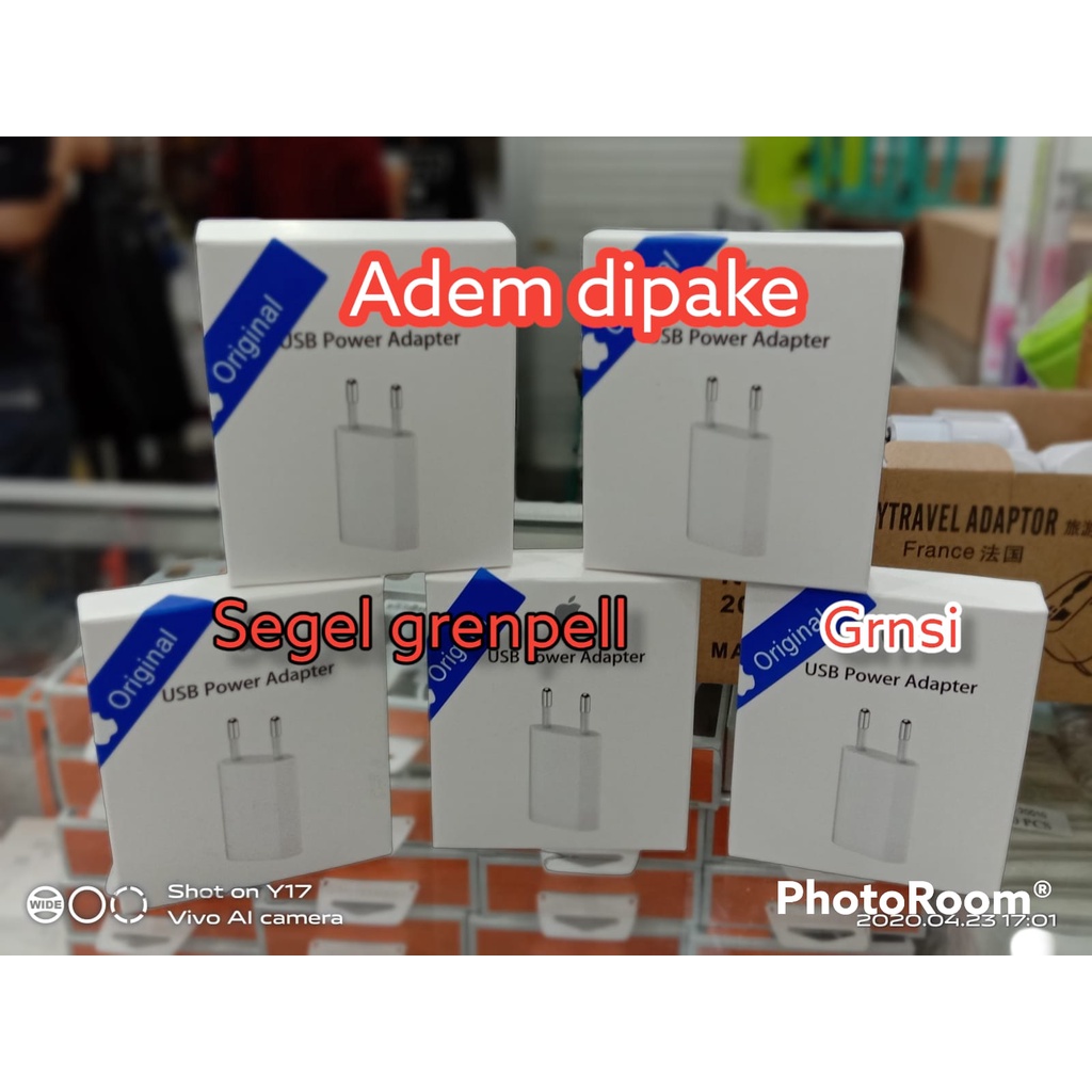 segel CHARGER for 5 6 7 8 X XS/XR 11 12 13 ori kabel dan adaptor ip