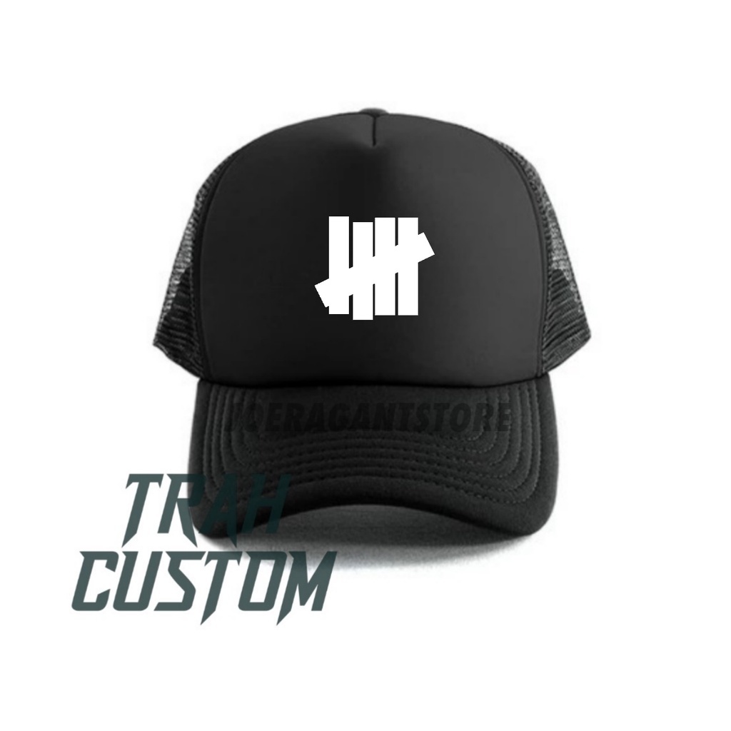 Snapback trucker dewasa undefeated logo topi jaring logo undefeated JS