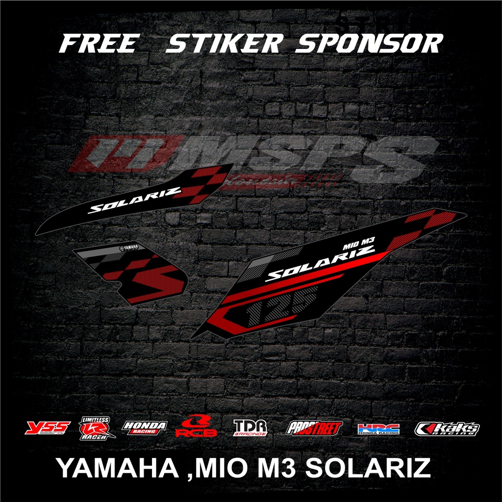 STRIPING STIKER YAMAHA MIO M3 / MIO Z / MIO 125 / MIO SOLARIZ