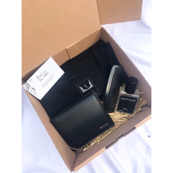 TERLARIS HAMPERS STELAN PRIA [KDP015] KADO COWOK / KADO PACAR / KADO BAJU / GRADUATION / HAMPERS BOX PRIA / ANNIVERSARY