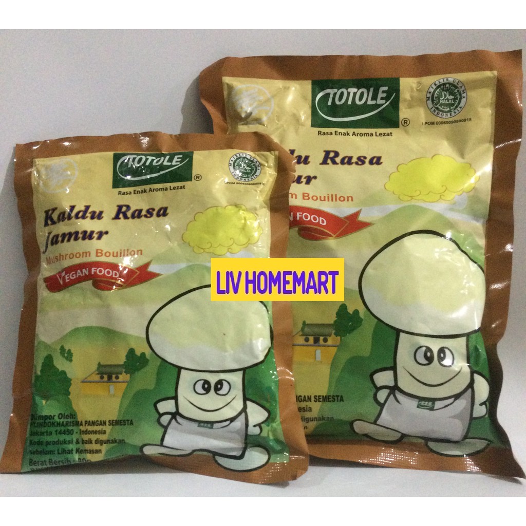 

TOTOLE KALDU RASA JAMUR 80GR / 200GR