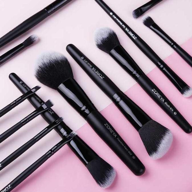 

Kekinian - Zoreya Brush Make Up 15 Set dengan Pouch - ZZ15 Hitam 한