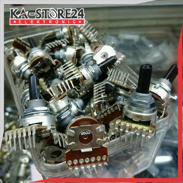 Potensio Putar Drat Kaki Tekuk 7 pin 50k