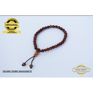  Gelang  Tasbih Kayu Galih Nagasari  Asli Cirebon  33 Butir 