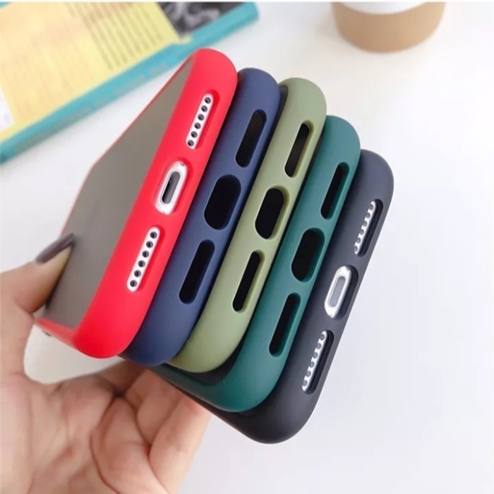 Soft Case Apple Iphone X / Iphone Xs Iphone XR Iphone Xs Max All Series My Choice Aero Color Button Matte Camera Frame