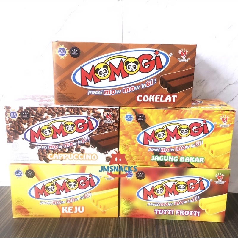 

[PROMO!!] Momogi Snack 1box (20pcs x 6gram) - Cemilan nikmat termurah murah diskon enak