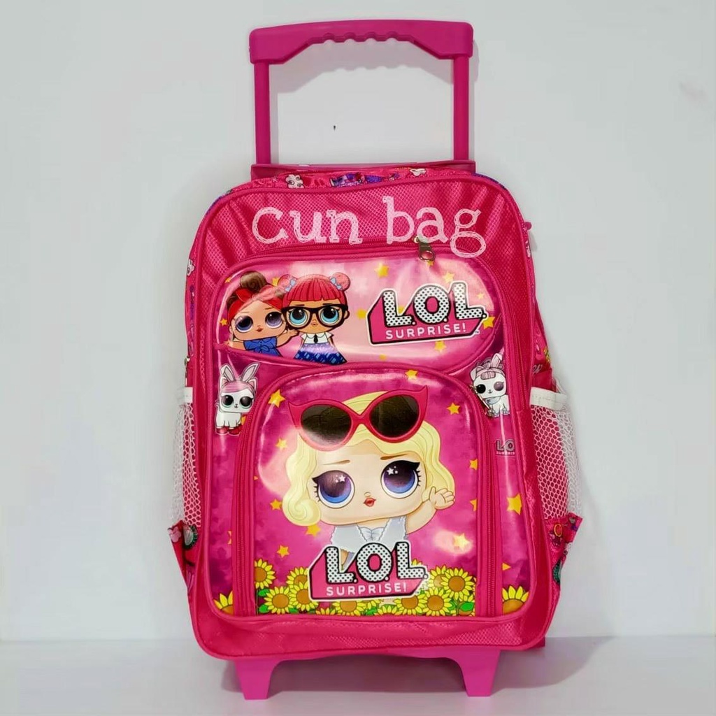 RASTA_BAGS17 Tas Troli / Trolley Anak Sekolah SD TK Untuk Anak Laki-laki Dan Perempuan Tas Anak TK