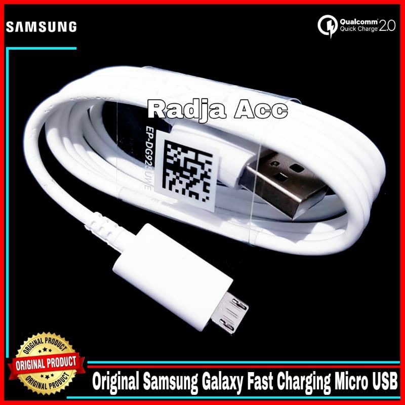 Kabel Data Samsung S7 EDGE S7 Flat Original 100% Fast Charging Micro USB