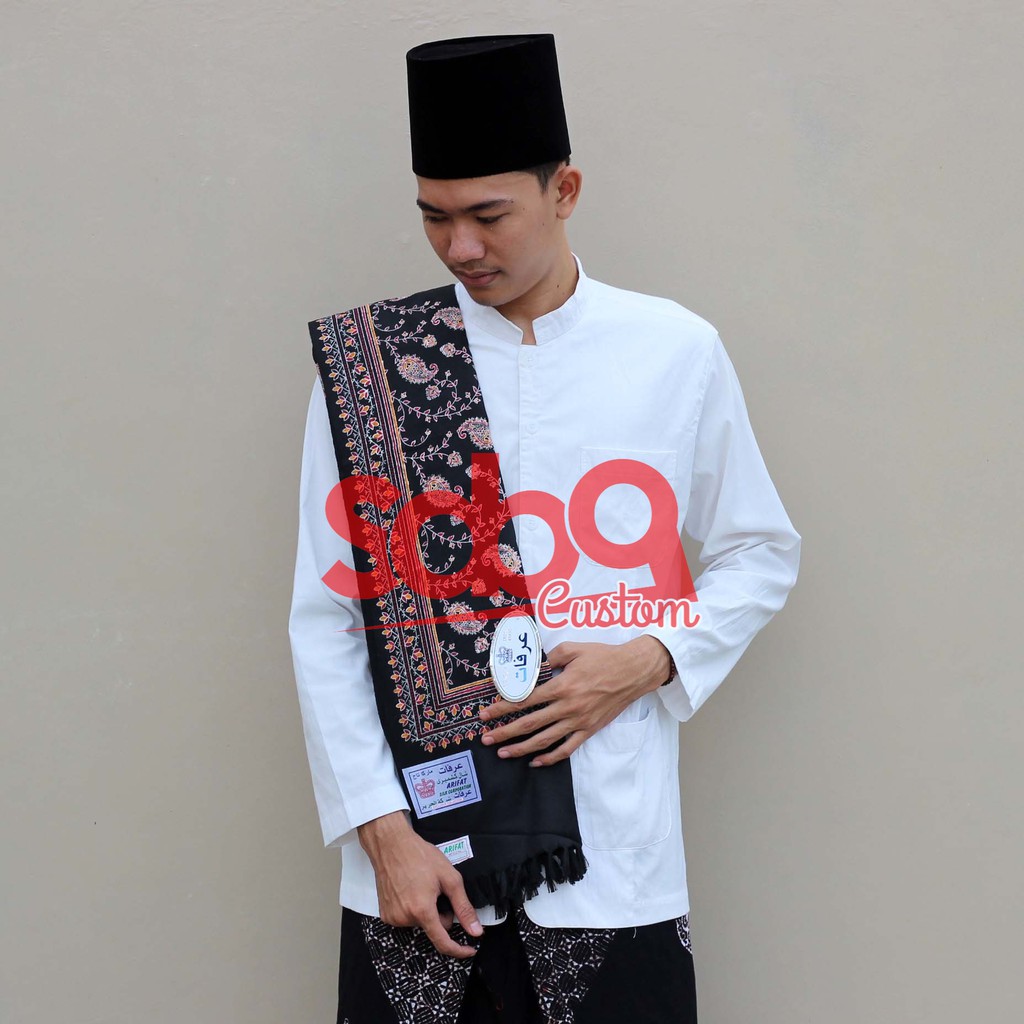 sorban kashmiri original arifat yasmin - sorban premium habib - sorban panjang print