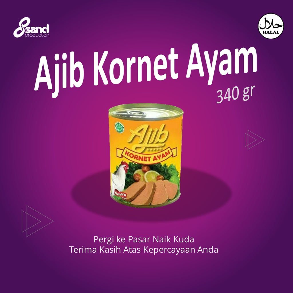 

Ajib Kornet Ayam 340 gr