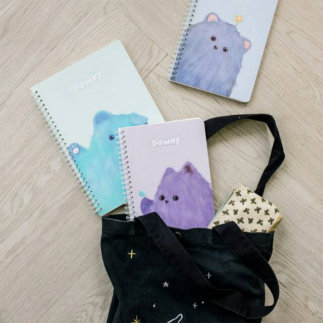 

Downy Fluffy Spiral Ruled Notebook/Buku tulis lucu