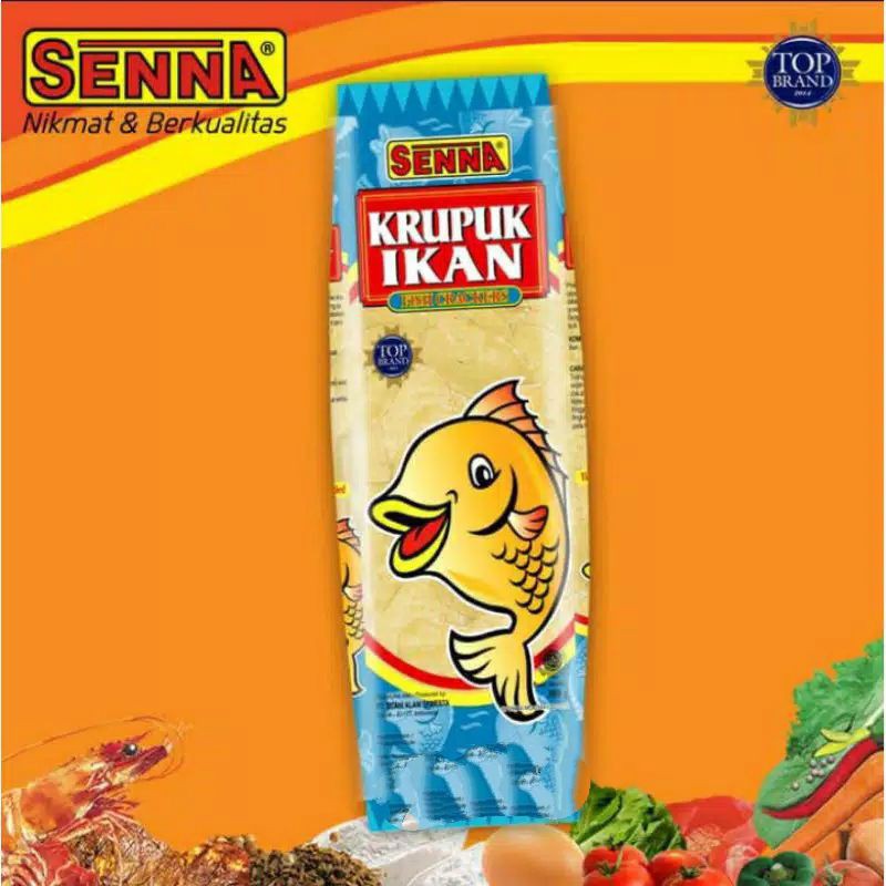 Senna deluxe krupuk udang / ikan  230 gram