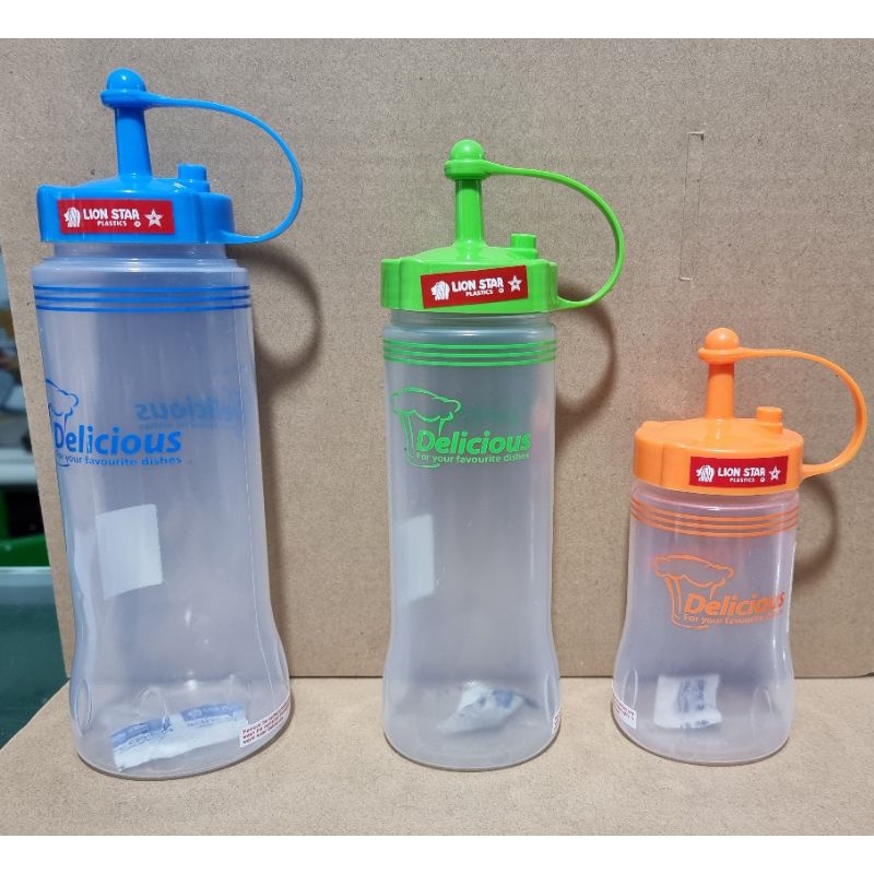 Botol Saus Saos / Botol Kecap / Botol Minyak Plastik Lion Star
