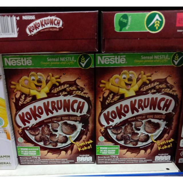 

NESTLE SEREAL KOKO KRUNCH RASA COKELAT 170 G