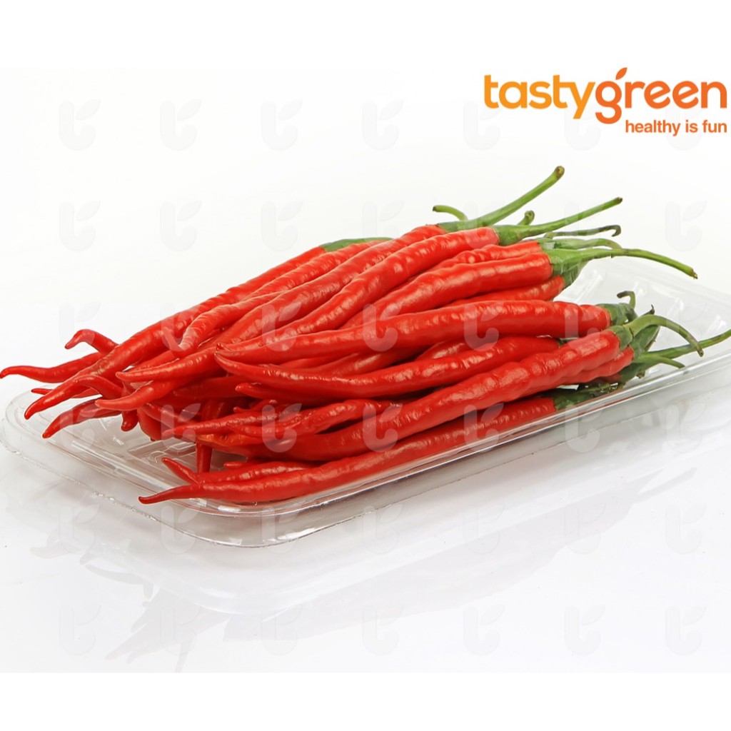 

Tasty Green Cabe Merah Keriting 250 g