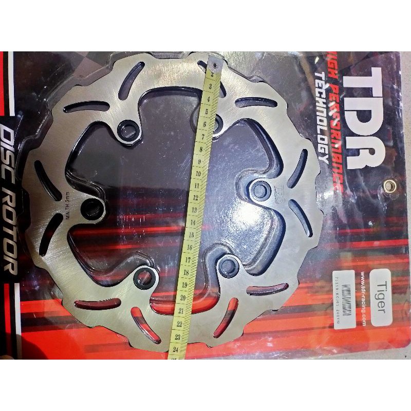 TDR DISC BREAK PIRINGAN CAKRAM DEPAN TIGER 24CM PNP MEGA PRO MONOSHOK CB 150 OLD TIGER REVO 25,5CM