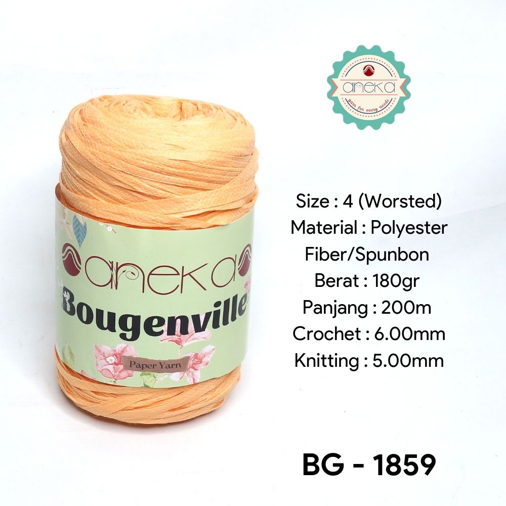 Benang Rajut Bougenville / Rattan / Paper Yarn -1859