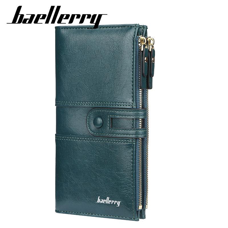 Dompet Panjang Lipat Kulit Wanita Baellerry N1825