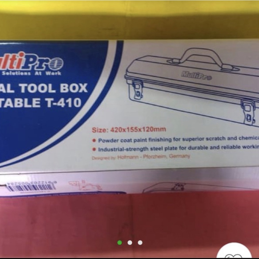 toolbox metal portable multipro