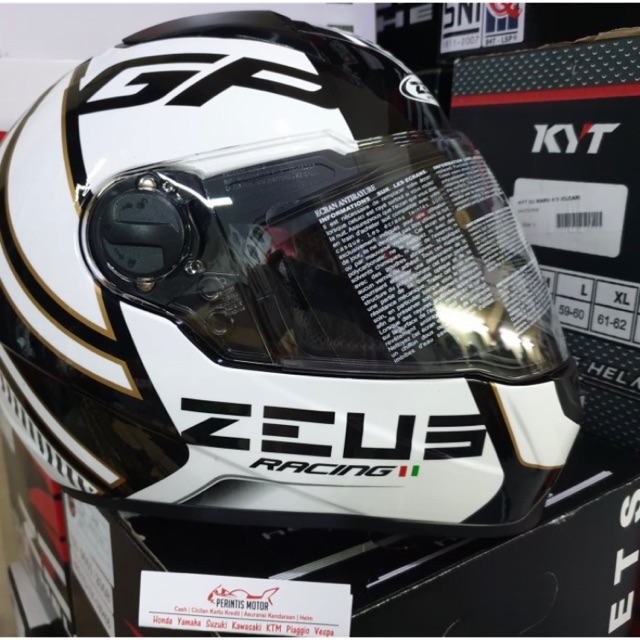Helm Zeus ZS 811 Black White