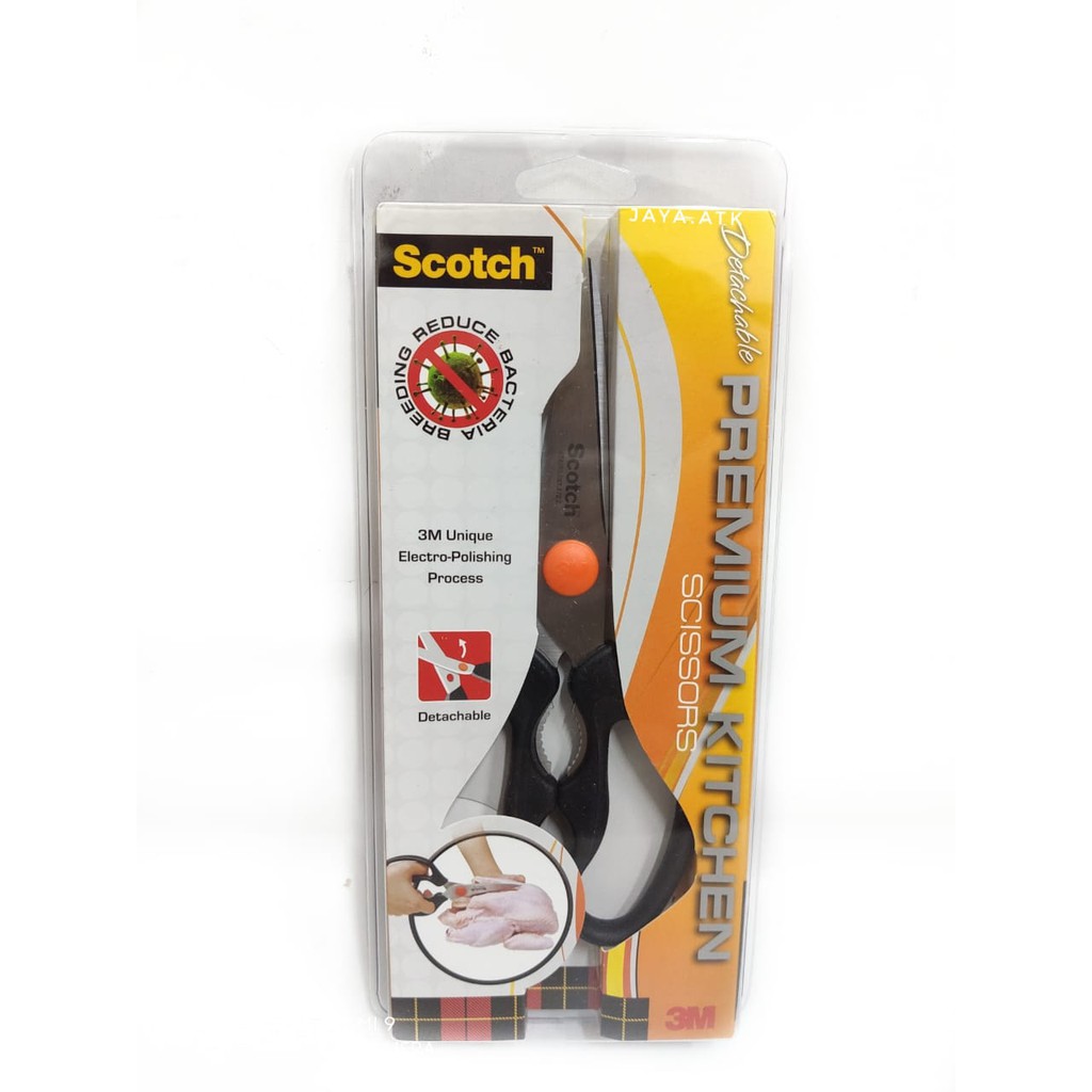 

GUNTING DAPUR SERBAGUNA KITCHEN 3M SCOTCH KS-D STAINLESS STEEL KUALITAS BAGUS REDUCE BAKTERI